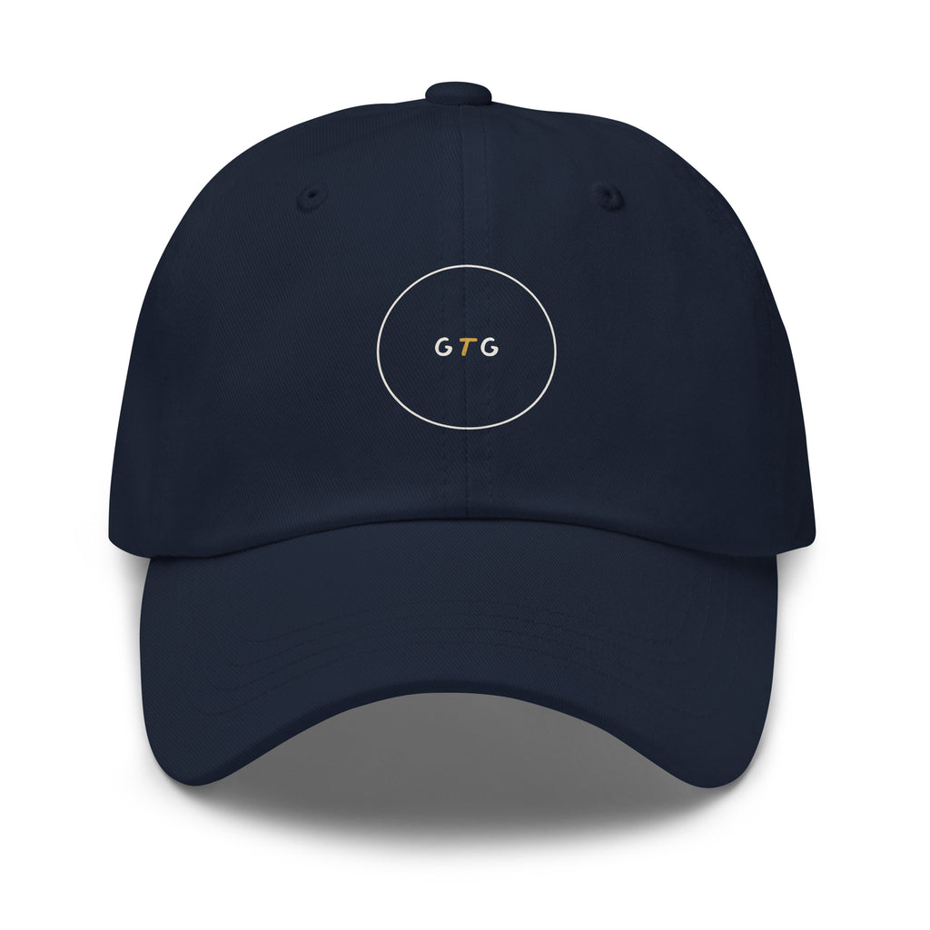 GTG GTG Classic dad hat with embroidered logo, back view