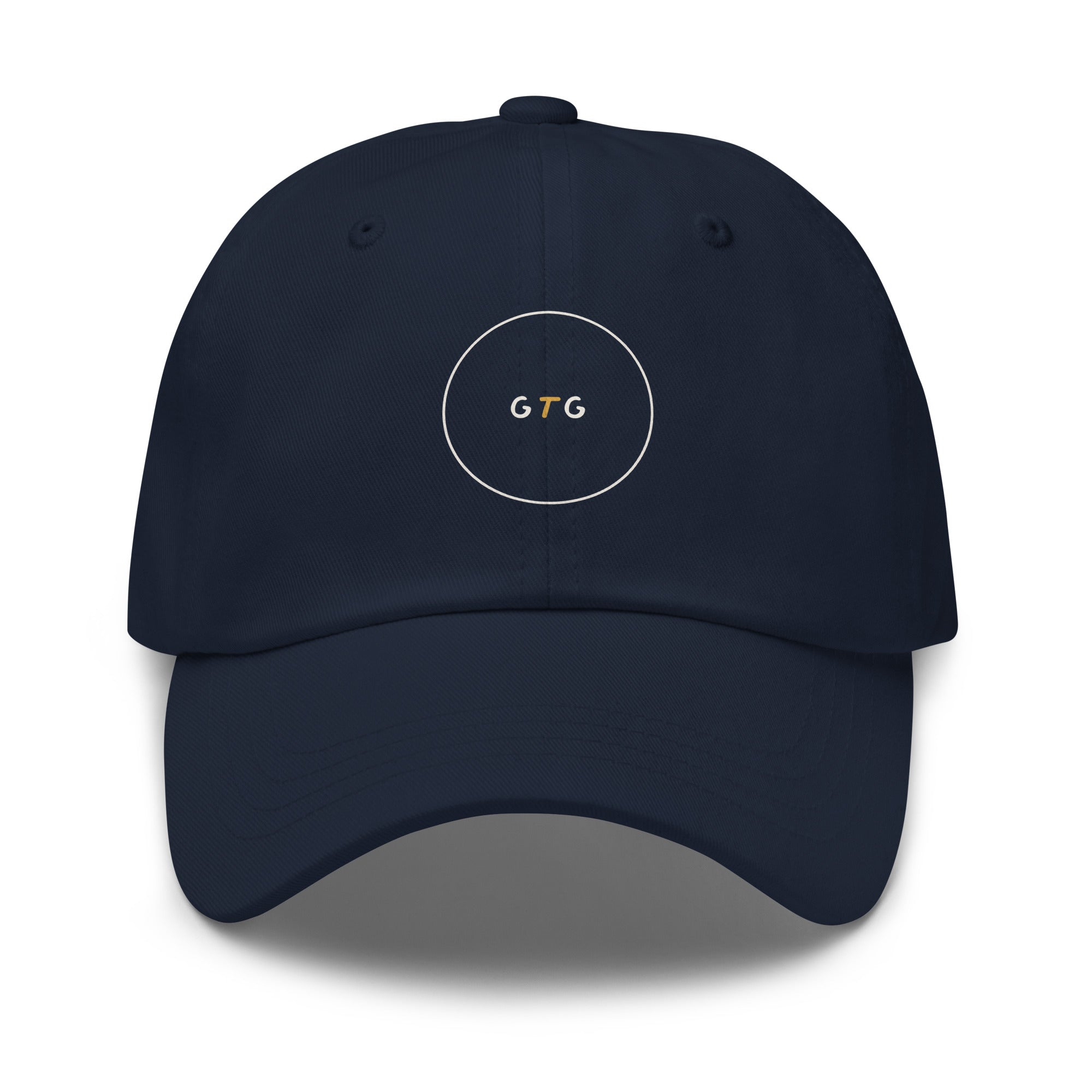 GTG GTG Classic dad hat with embroidered logo, back view