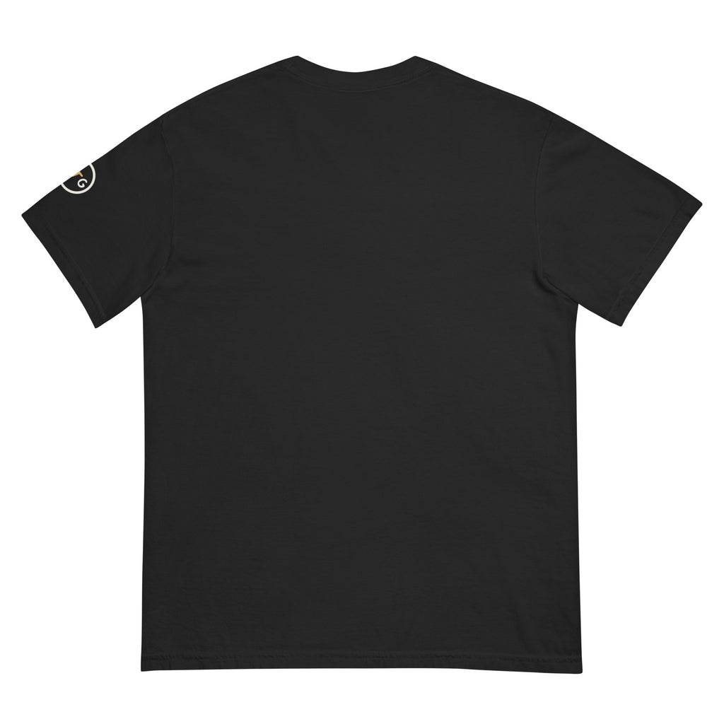 Good Thank God Big Payot Energy T-shirt in Black, back view