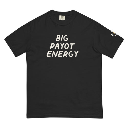 Good Thank God Big Payot Energy T-shirt in Black, front view