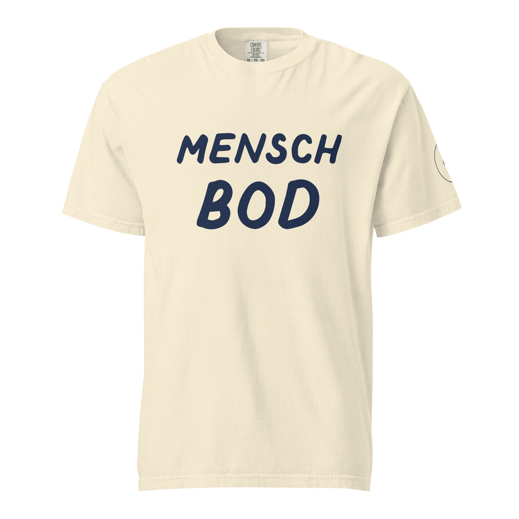 GTG Mensch Bod tee with screen print, detail view 4