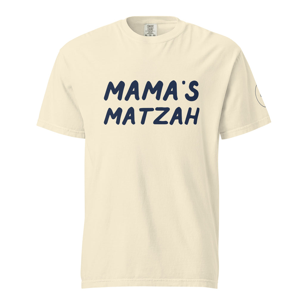 GTG Mama's Matzah tee with screen print, detail view 4