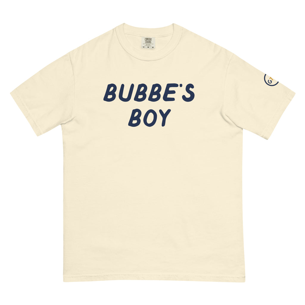 Good Thank God Bubbe's Boy T-shirt in Ivory, front view