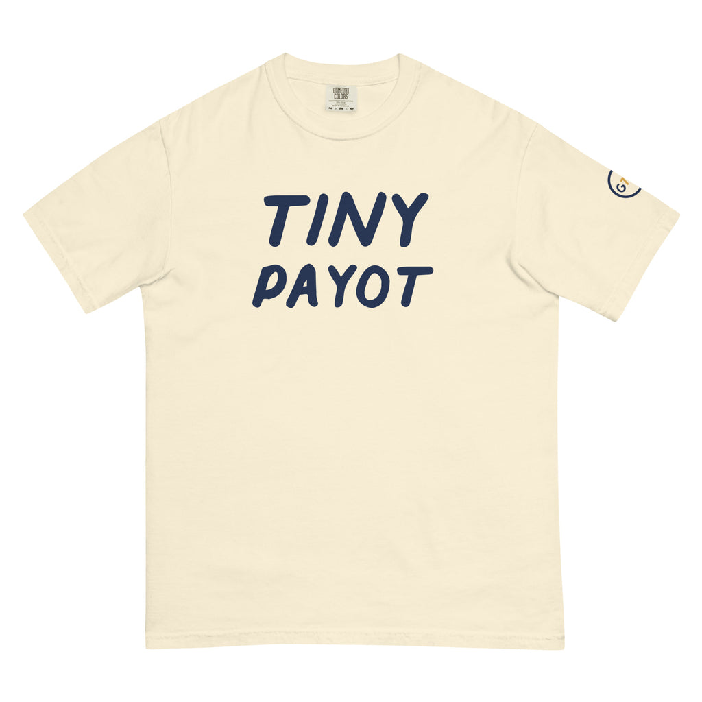 Good Thank God Tiny Payot T-shirt in Ivory, front view