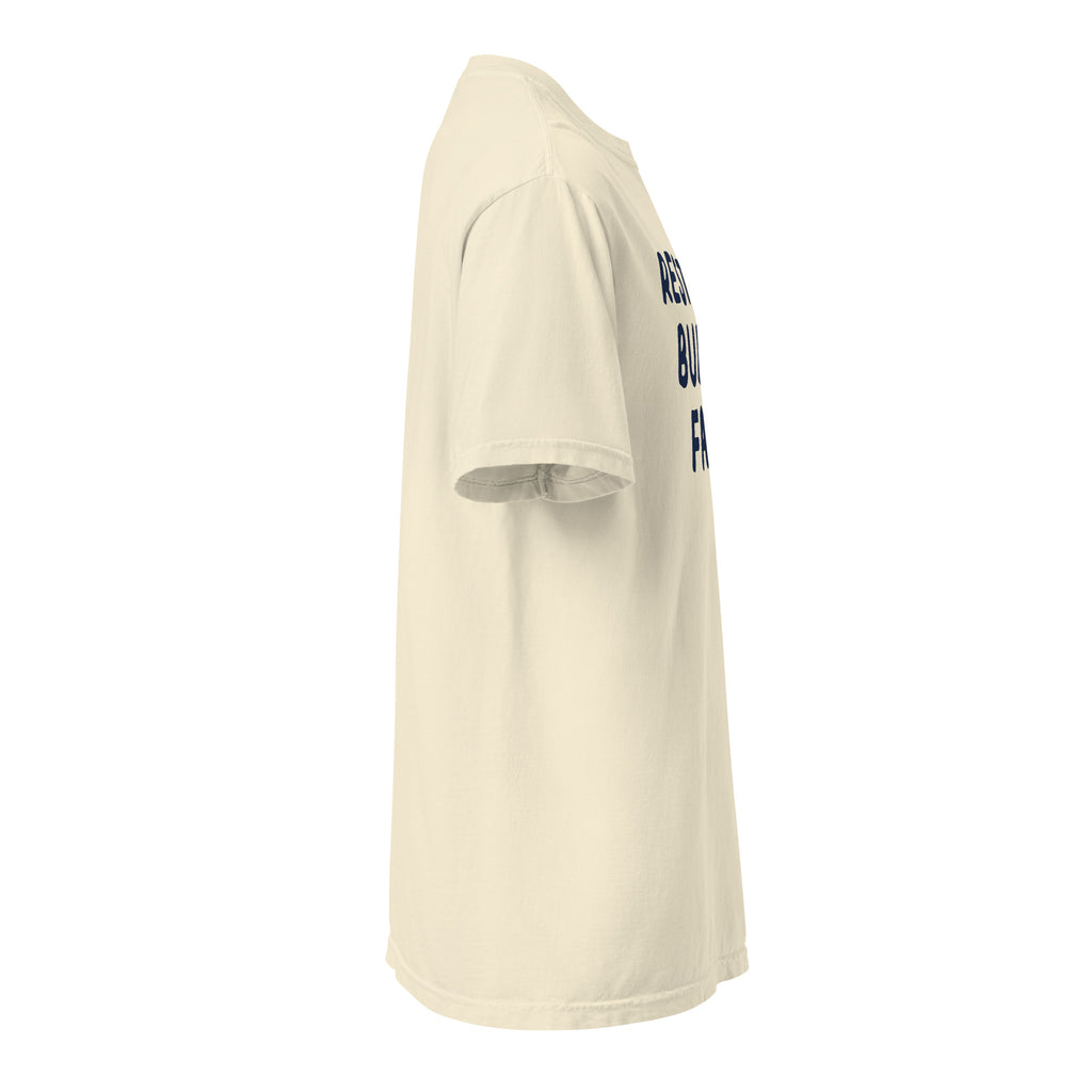 GTG Resting Bubbe Face tee with screen print, detail view 5