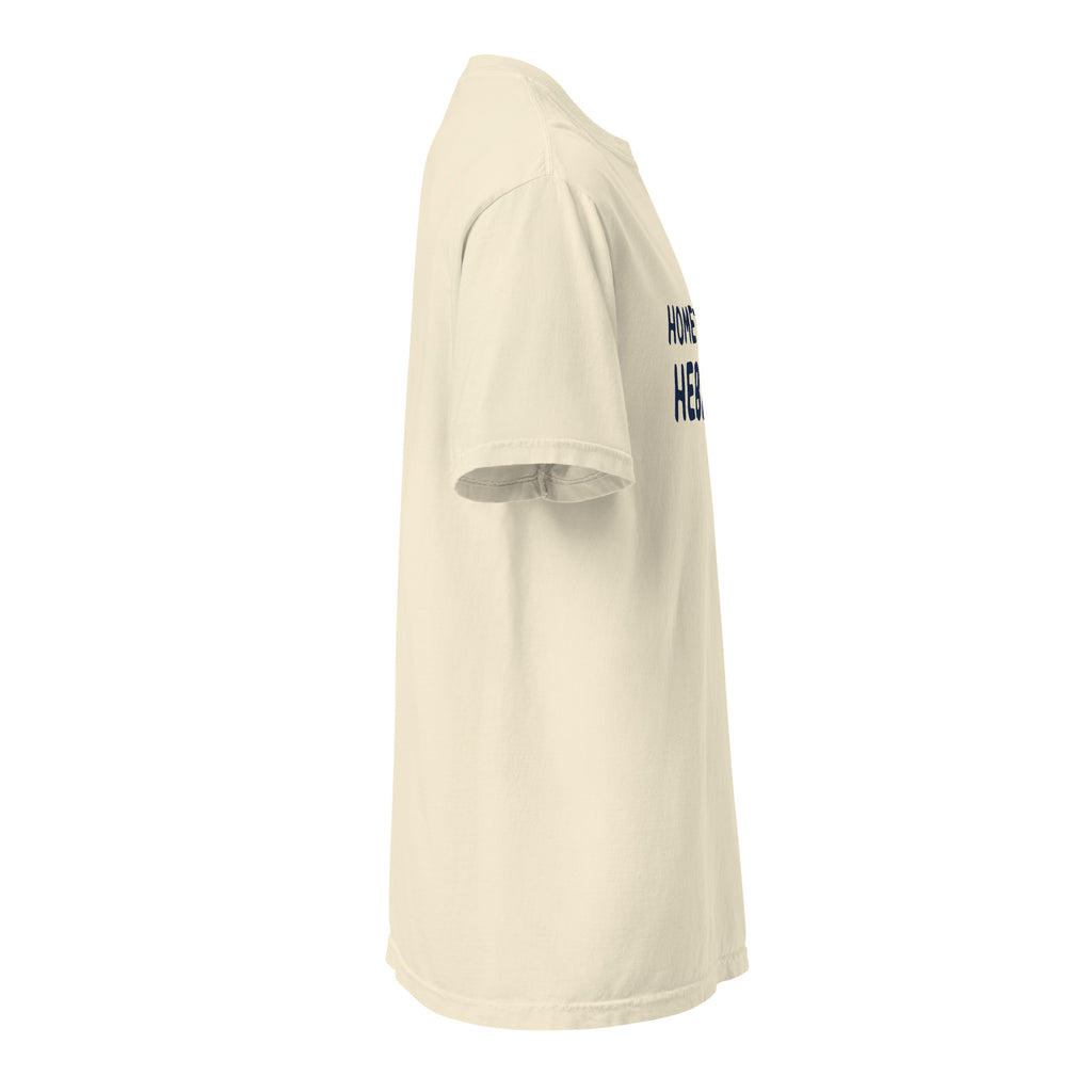 GTG Hometown Hebrew tee with screen print, detail view 5