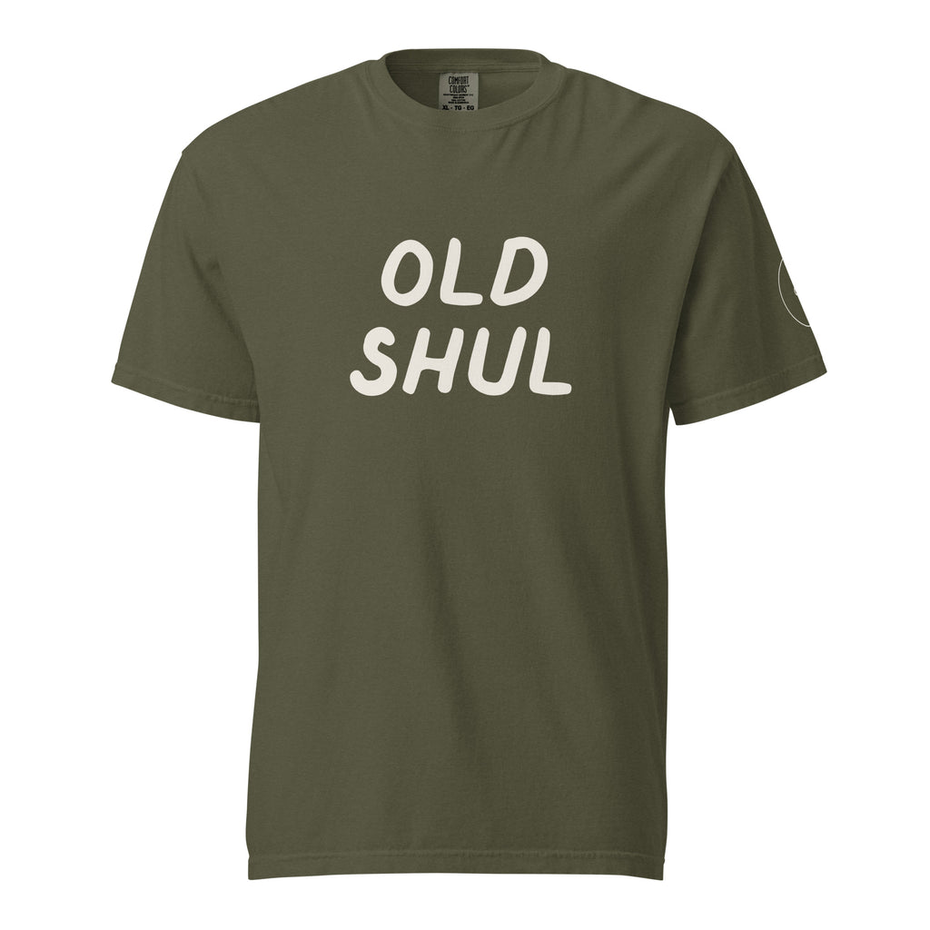 GTG Old Shul tee with screen print, detail view 8