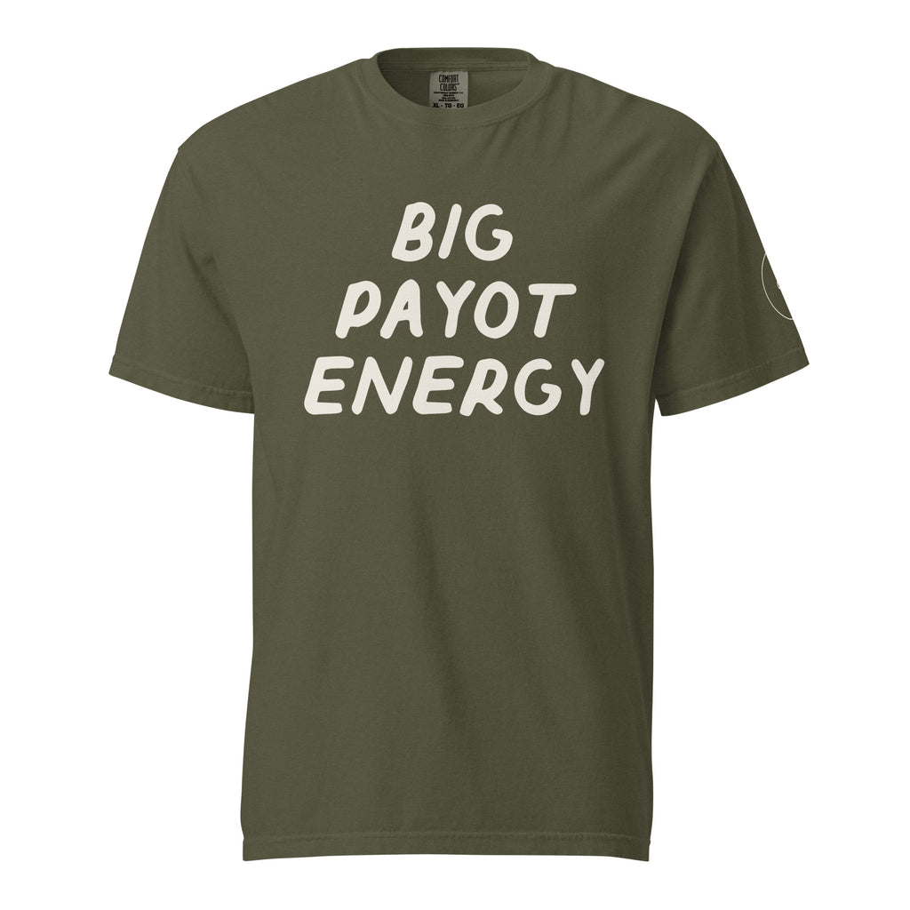 GTG Big Payot Energy tee with screen print, detail view 8