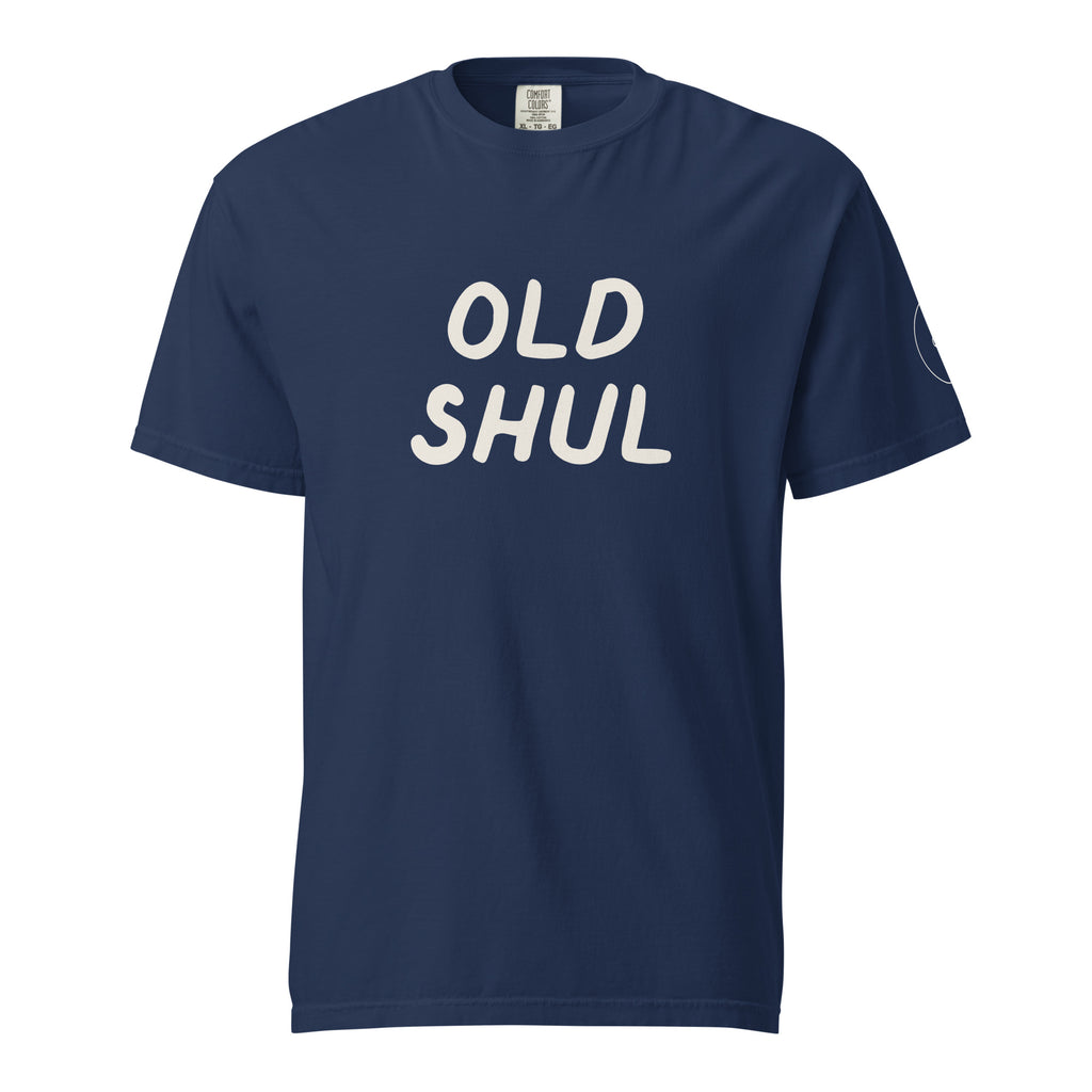 GTG Old Shul tee with screen print, detail view 4