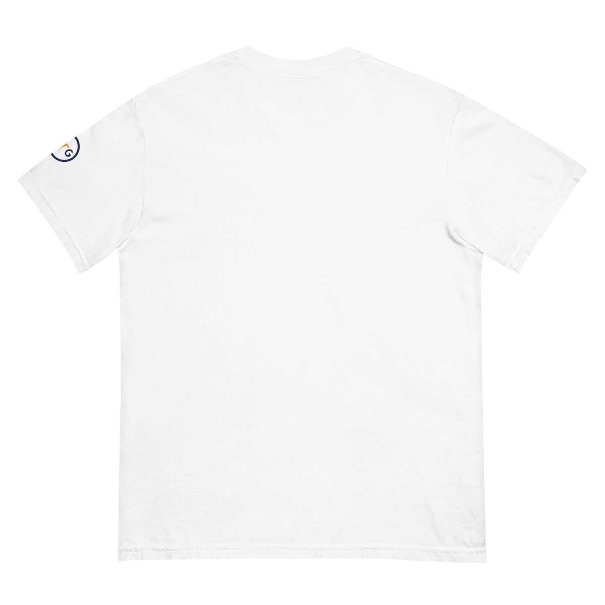 Good Thank God Mind Over Matzah T-shirt in White, back view