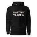 GTG Hometown Hebrew hoodie in Black, front print