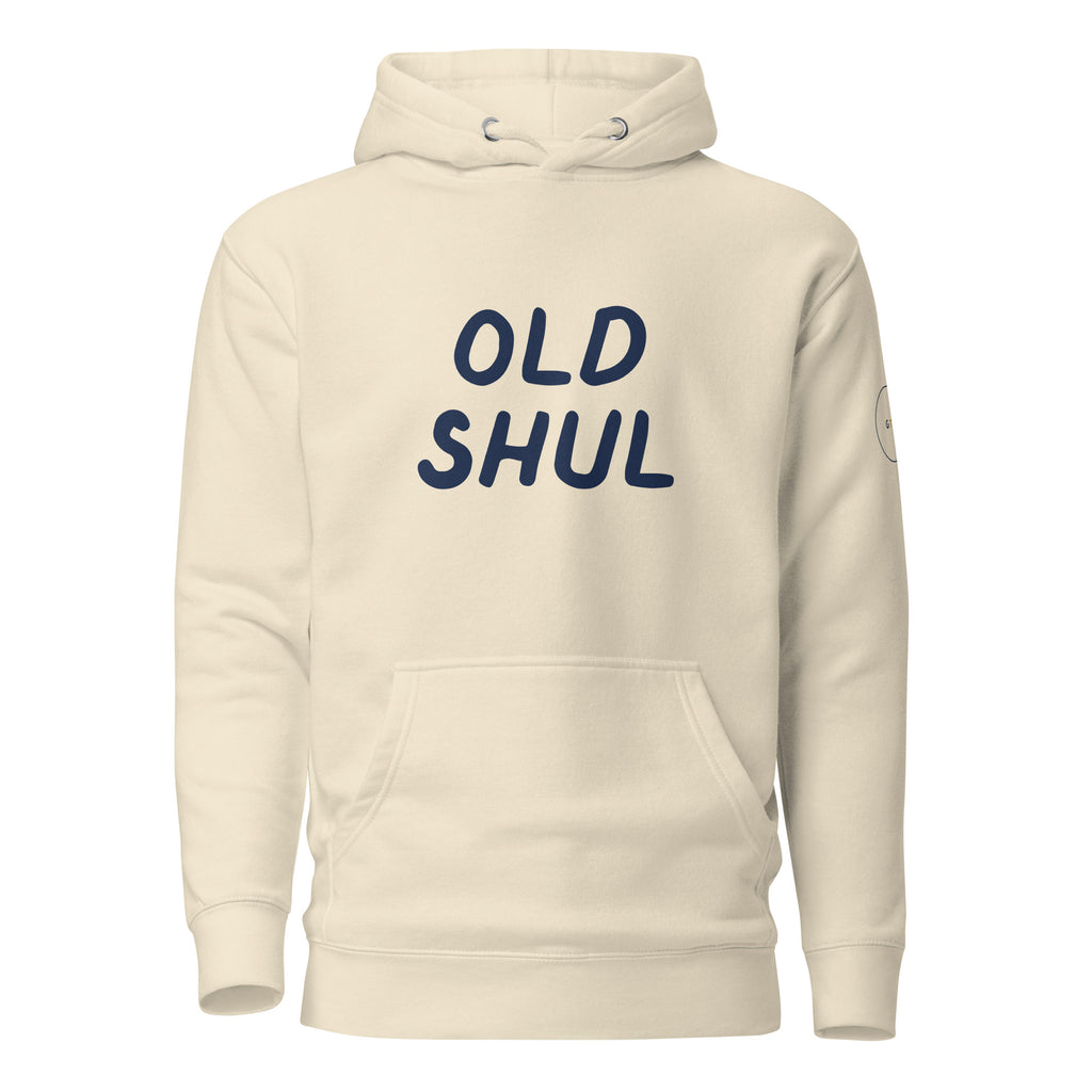 GTG Old Shul hoodie with screen print, detail view 4