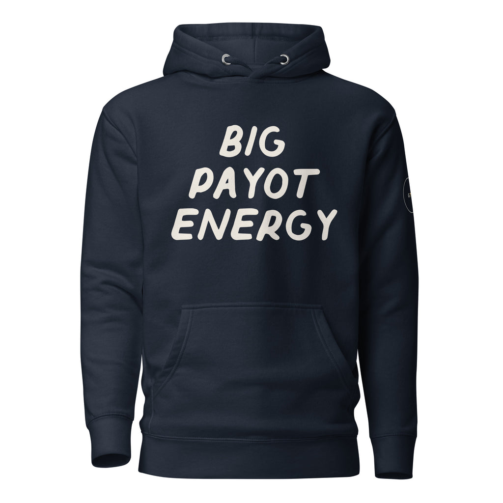 GTG Big Payot Energy hoodie with screen print, detail view 8