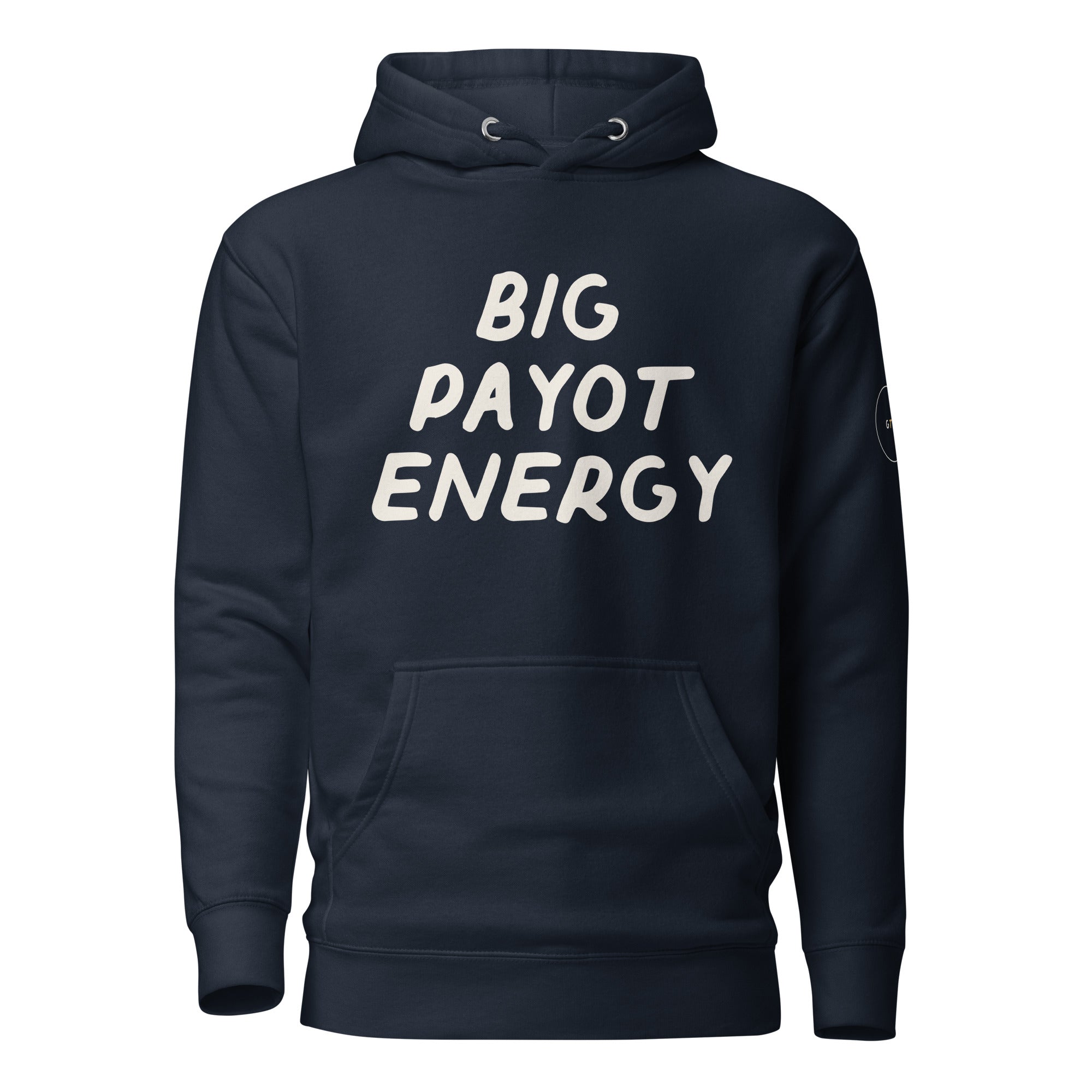 GTG Big Payot Energy hoodie with screen print, detail view 8