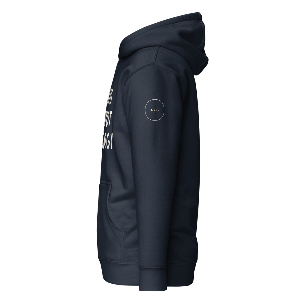 GTG Big Payot Energy hoodie with screen print, detail view 10