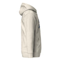 GTG Old Shul hoodie with screen print, back view