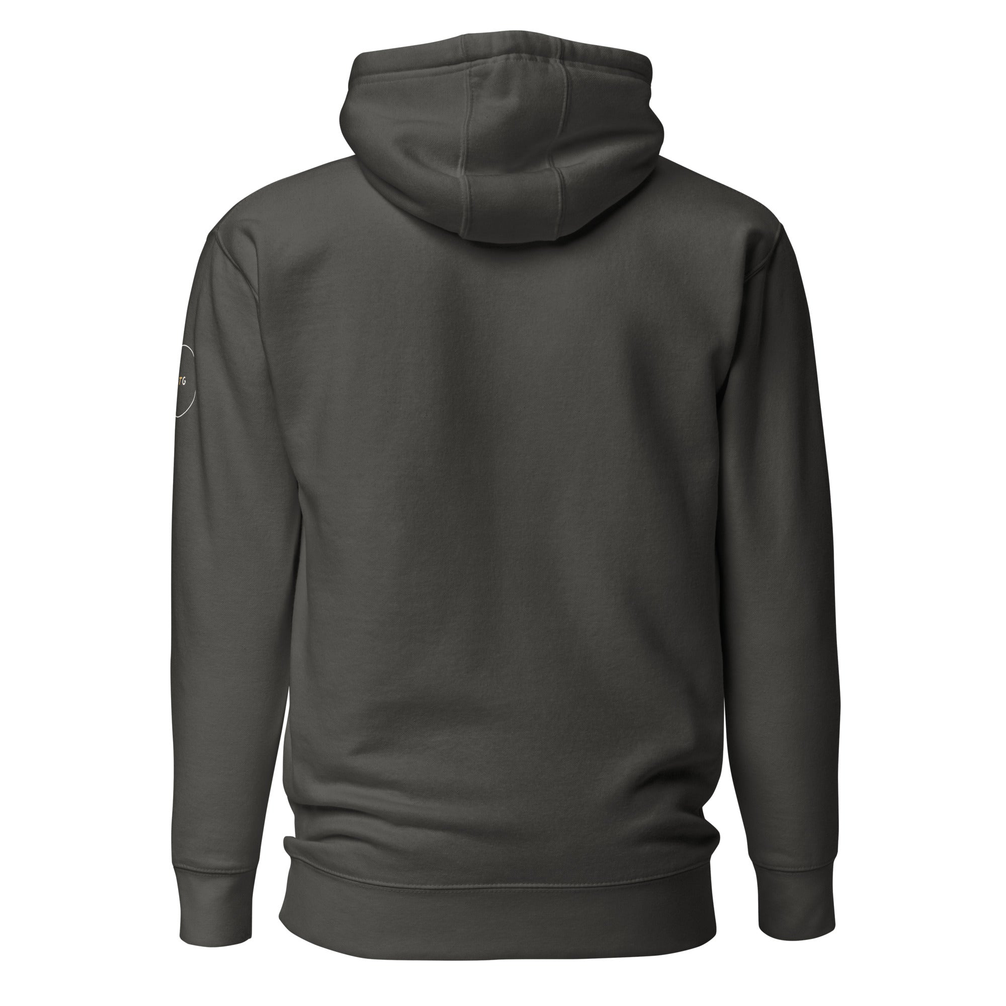 GTG Local Mensch hoodie with screen print, detail view 11