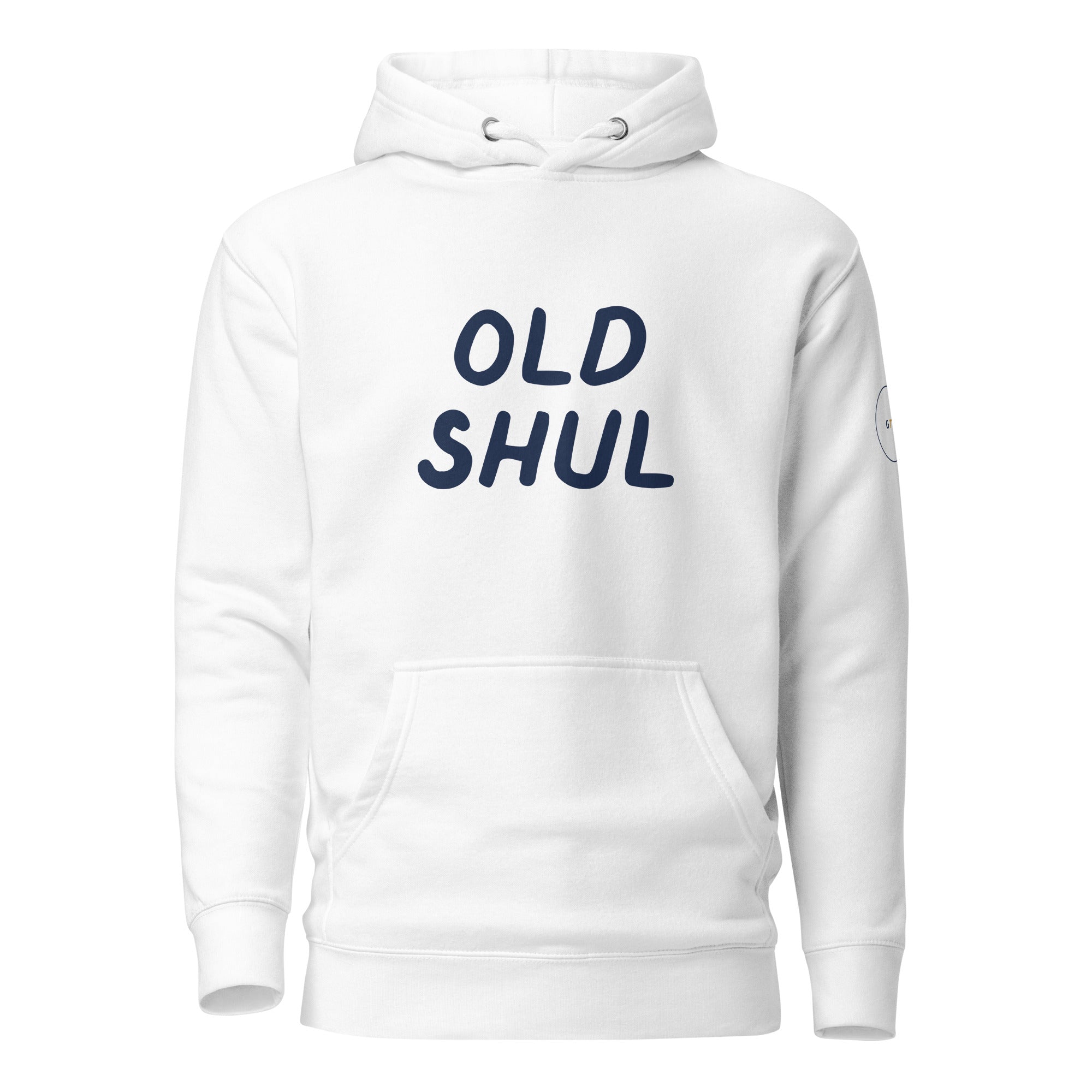 GTG Old Shul hoodie with screen print, detail view 8